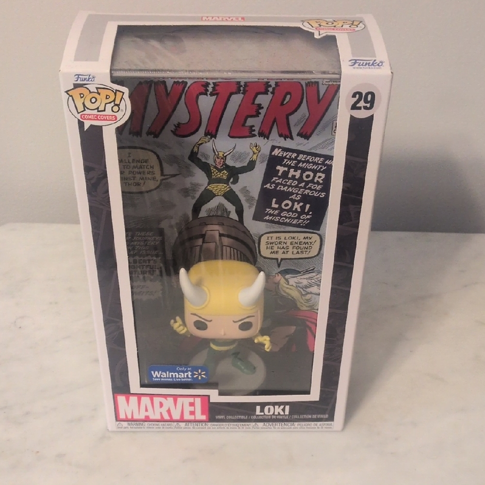 Funko Pop Marvel Loki with Yellow Horns